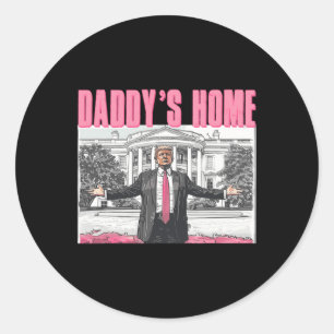 Adesivo Redondo Trump 2024 Leve o Pi do Trump Casa do Pai American