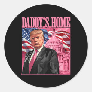 Adesivo Redondo Trump 2024 Trump Pin de Trump na América Back Dadd