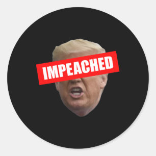 Adesivo Redondo Trump 45 Presidente 3º Impeachment