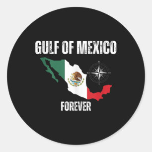 Adesivo Redondo Trump America Golfo do México Presidente Trump Gol