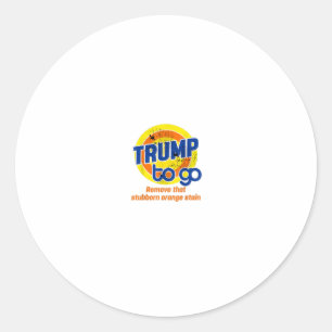 Adesivo Redondo Trump AntiTrump Para Ir Votar Detergent Funny V