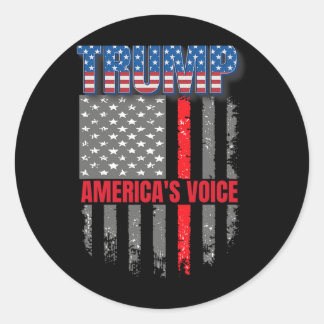 Adesivo Redondo Trump Elect Republican Supporter 20246 