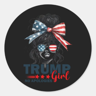 Adesivo Redondo Trump Girl Sem Desculpas Sungs Sungles Trump 20