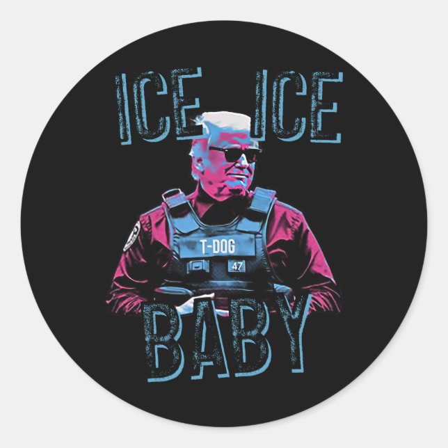Adesivo Redondo Trump Ice Ba (Frente)