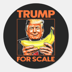 Adesivo Redondo Trump It's Nana (for Scale) Starship Funny 10