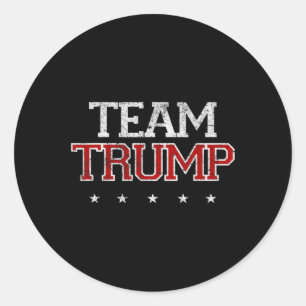 Adesivo Redondo Trump Shirts Maga Trump Suporte Republicano Presen