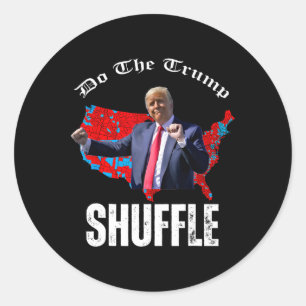Adesivo Redondo Trump Shuffle Trump Elaine Dance Gif Trump Dan