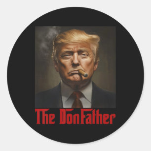 Adesivo Redondo Trump The Dondad - Presidente Americano Legal