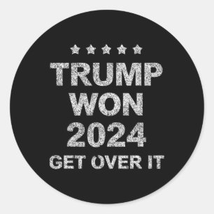 Adesivo Redondo Trump Venceu Supere Isso 2025 4