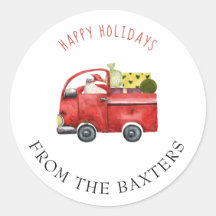 Truque Vermelho Personalizado e Papais noeis Natal