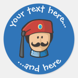 Adesivo Redondo Tsolias Head