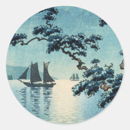 Adesivo Redondo Tsuchiya Koitsu Maiko Sea Shore hanga