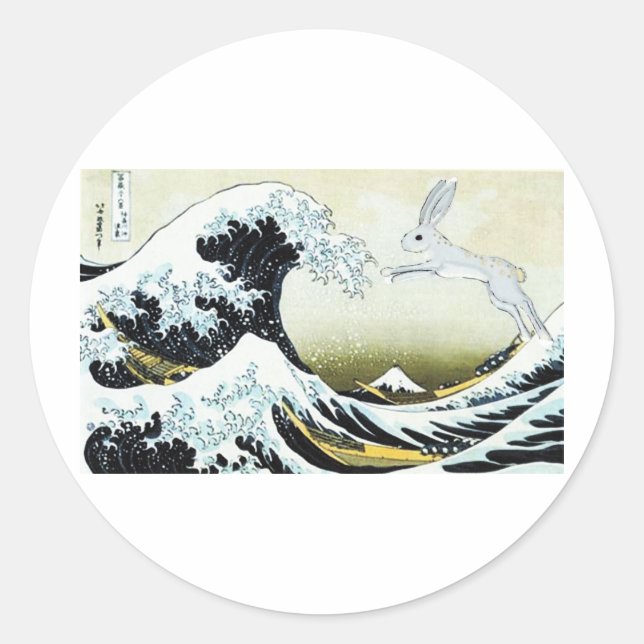 ADESIVO REDONDO TSUNAMI BUNNY (Frente)