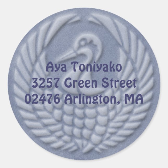 Adesivo Redondo tsuru (Frente)