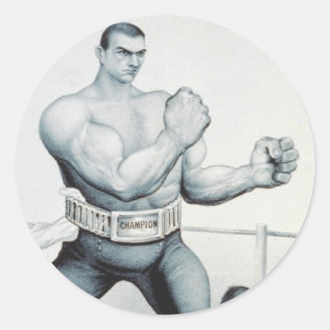 Adesivo Redondo TTI Boxing (Frente)