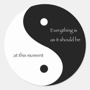 Adesivo Redondo Tudo é enquanto deve se realizar neste momento