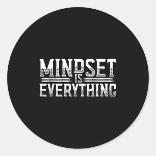 Adesivo Redondo Tudo É Motivação De Mente Inspiracional Mindset