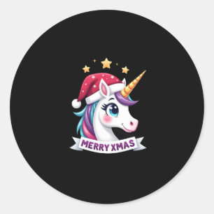 Adesivo Redondo Tudo Que Quero No Natal É Uma Camiseta Feia De Uni