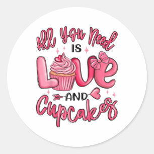 Adesivo Redondo Tudo Que Você Precisa É De Amor E Um Dia de os nam