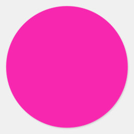Adesivo Redondo Tudo Rosa Quente Nada Mais Do Que Cor Rosa