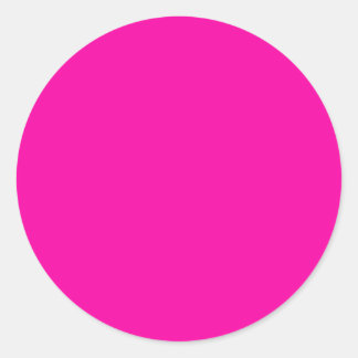 Adesivo Redondo Tudo Rosa Quente Nada Mais Do Que Cor Rosa