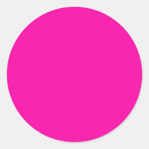 Adesivo Redondo Tudo Rosa Quente Nada Mais Que Cor Rosa