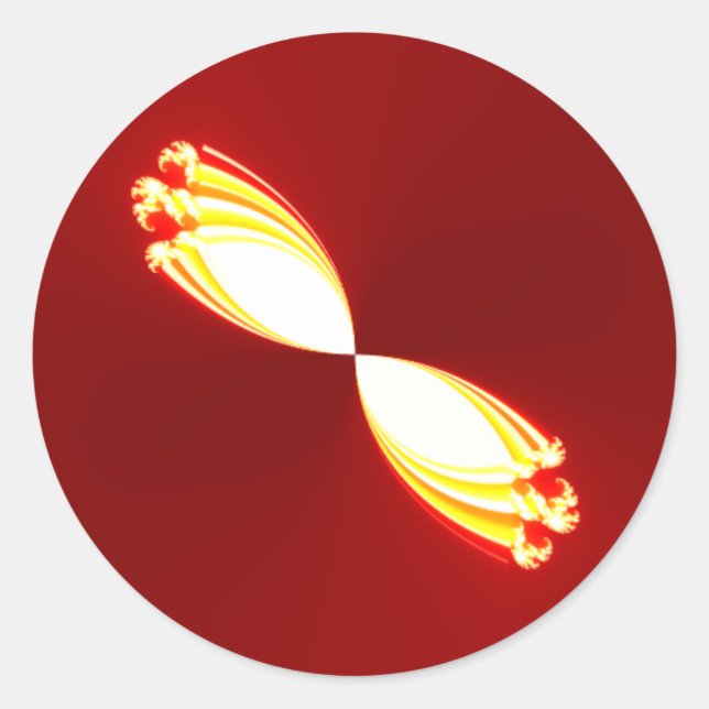 Adesivo Redondo tulipas de luz mágicas (Frente)