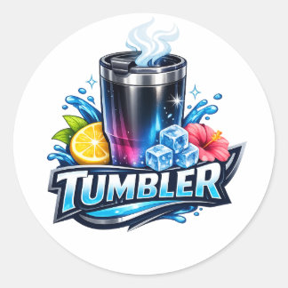Adesivo Redondo Tumbler Fresco