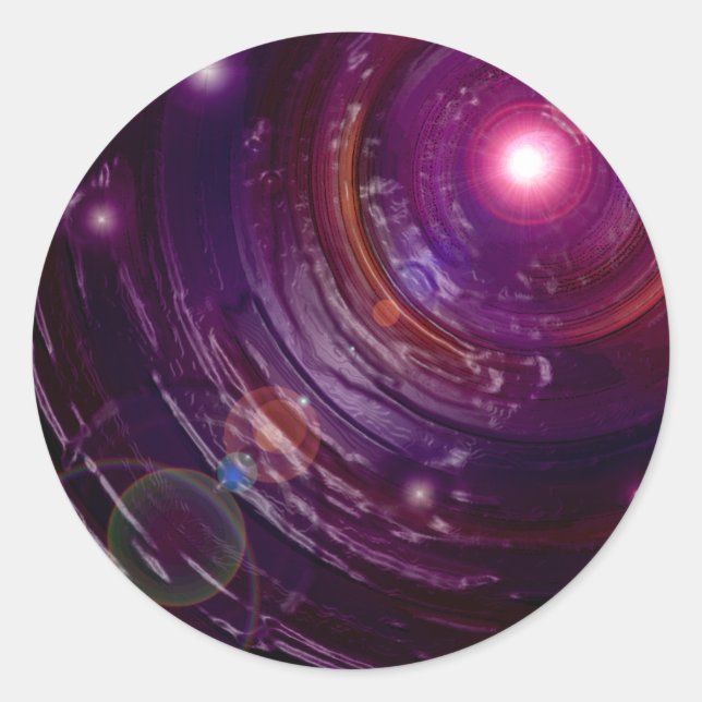 Adesivo Redondo Túnel dos Fireflies (Frente)