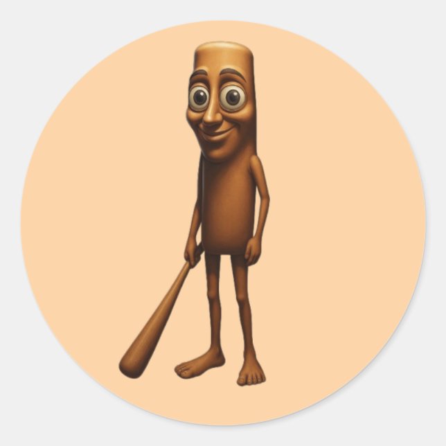 Adesivo Redondo tung sahur (Frente)