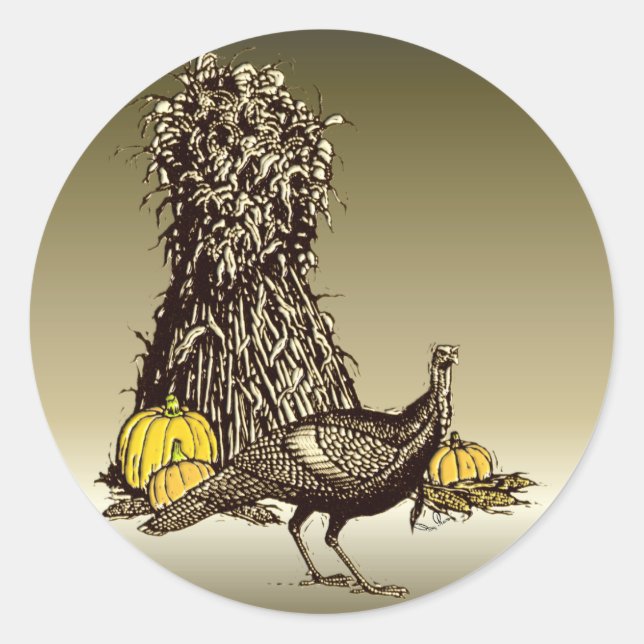 Adesivo Redondo Turca Pumpkin (Frente)