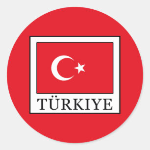 Adesivo Redondo Türkiye