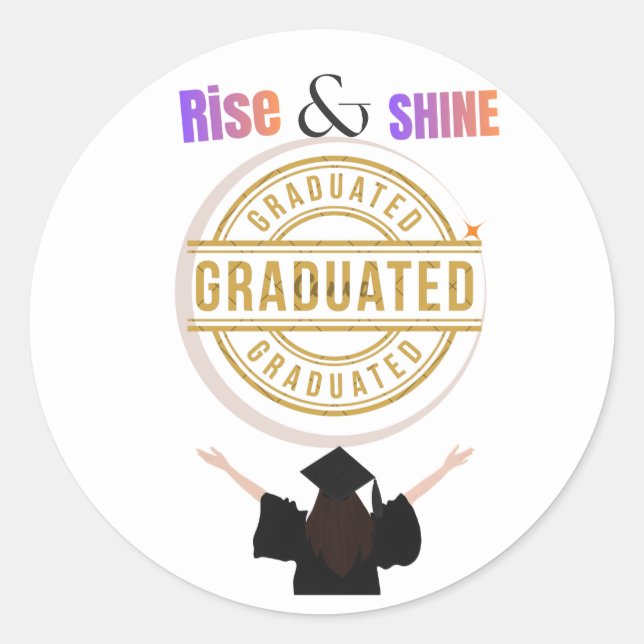 Adesivo Redondo Turma de 2026 Elite 🎓 (Frente)