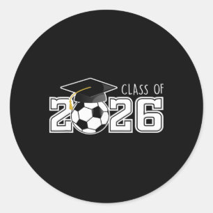 Adesivo Redondo Turma De 2026 Senior 2026 Futebol Escola Secundári