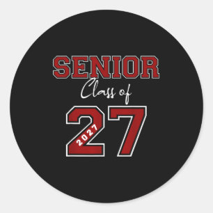 Adesivo Redondo Turma Senior 2027 Jersey Marrom