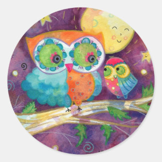 Adesivo Redondo Turno da Noite