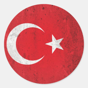 Adesivo Redondo Turquia