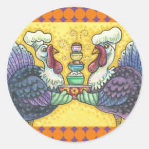 ADESIVO REDONDO TURQUIA E TODAS AS FIXINAS A AGRADECER AOS VESTIDO