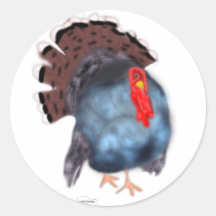 Adesivo Redondo Turquia Sticker