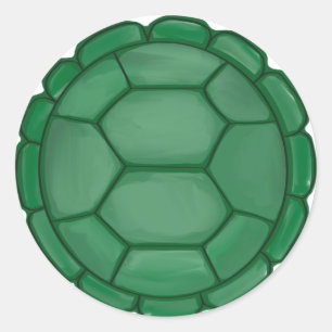 Adesivo Redondo Turtle Shell Stickers Boy Decor