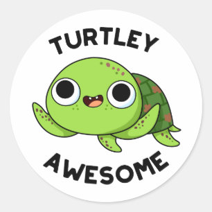 Adesivo Redondo Turtley Incrível Tartaruga