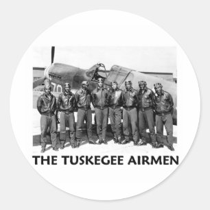 Adesivo Redondo Tuskegee Airmen
