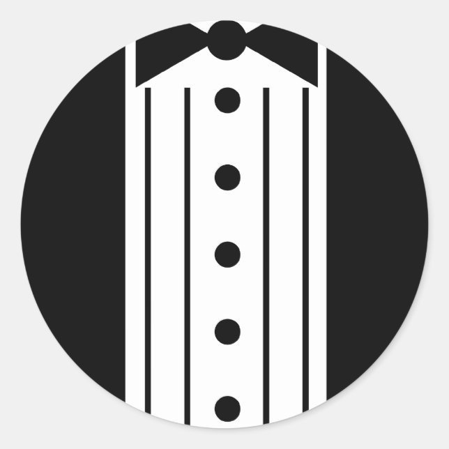 Adesivo Redondo Tuxedo (Frente)