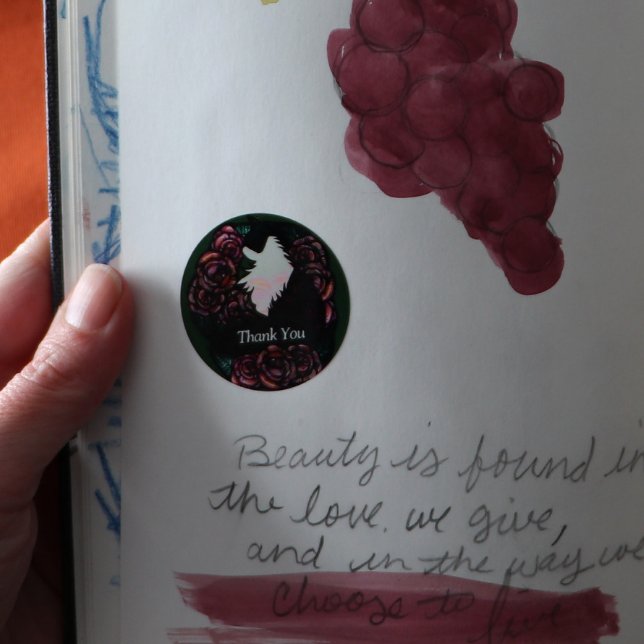 Adesivo Redondo Tuxedo Gato preto e branco (Criador carregado)