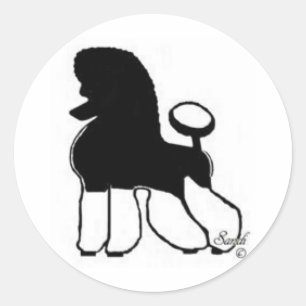 Adesivo Redondo Tuxpoodle