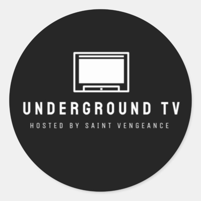 ADESIVO REDONDO TV SUBTERRÂNEA (Frente)