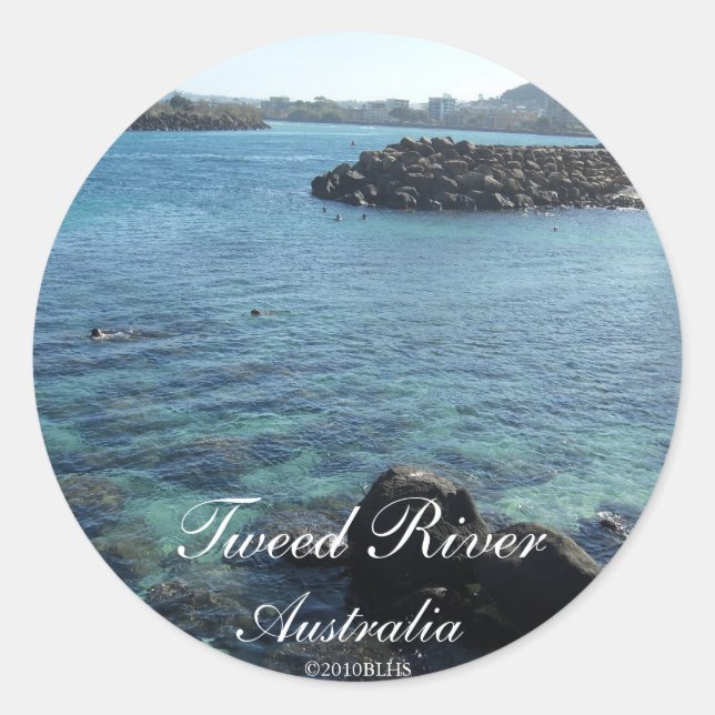 Adesivo Redondo Tweed River Sticker 2 (Frente)
