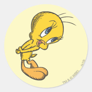 Adesivo Redondo TWEETY™ Bashful