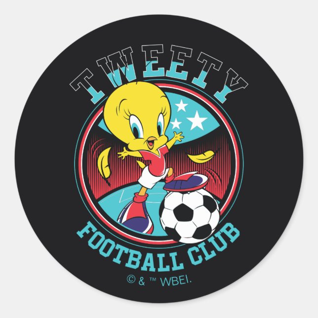 Adesivo Redondo TWEETY™ Football Club Badge (Frente)