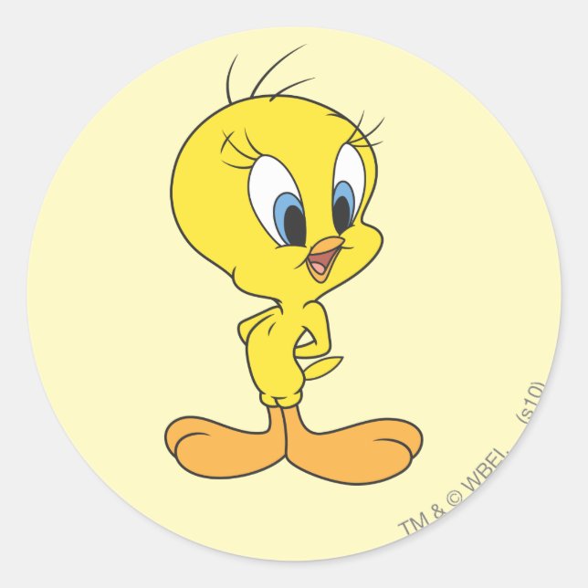 Adesivo Redondo TWEETY™ Haha (Frente)